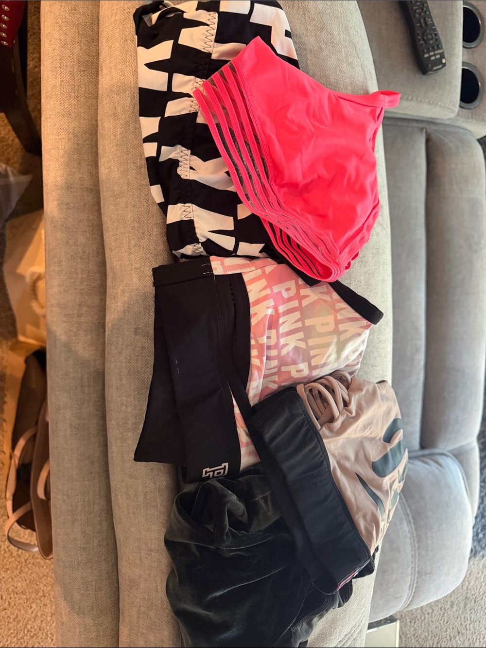 PINK Victoria's Secret Girls Neon Pink Active Shorts